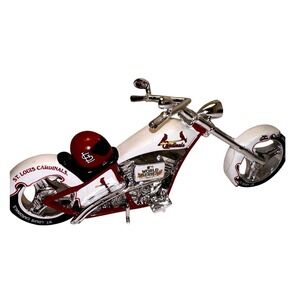 2012 St. Louis Cardinals World Series Motorcycle Figurine MLB Baseball